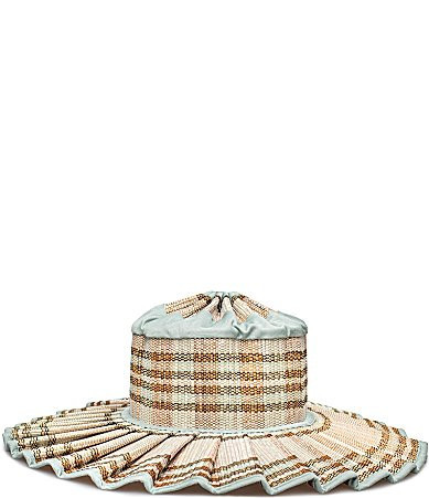 Lorna Murray Lake Como Capri Maxi Pleated Straw Sun Hat - M | Dillard's
