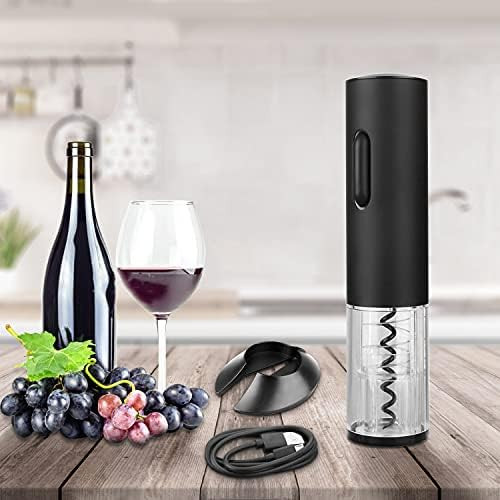 Electric Wine Opener, GOSCIEN Rechargeable Electric Wine Bottle Corkscrew Opener with Foil Cutter, U | Amazon (US)