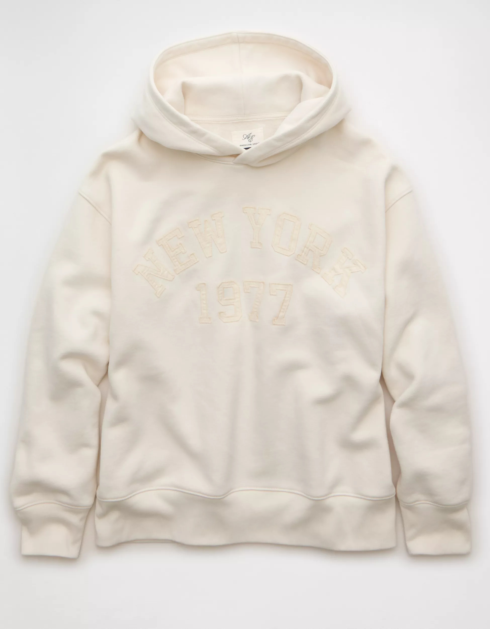 AE Everyday Luxe Graphic Hoodie | American Eagle Outfitters (US & CA)