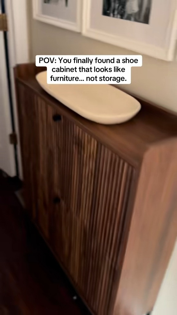 If your entryway always ends up covered in shoes, this fluted shoe cabinet is such a cute storage upgrade. It keeps everyday shoes tucked away while giving the space a clean look. 

 #LTKdayinmylife #LTKHome #LTKSaleAlert