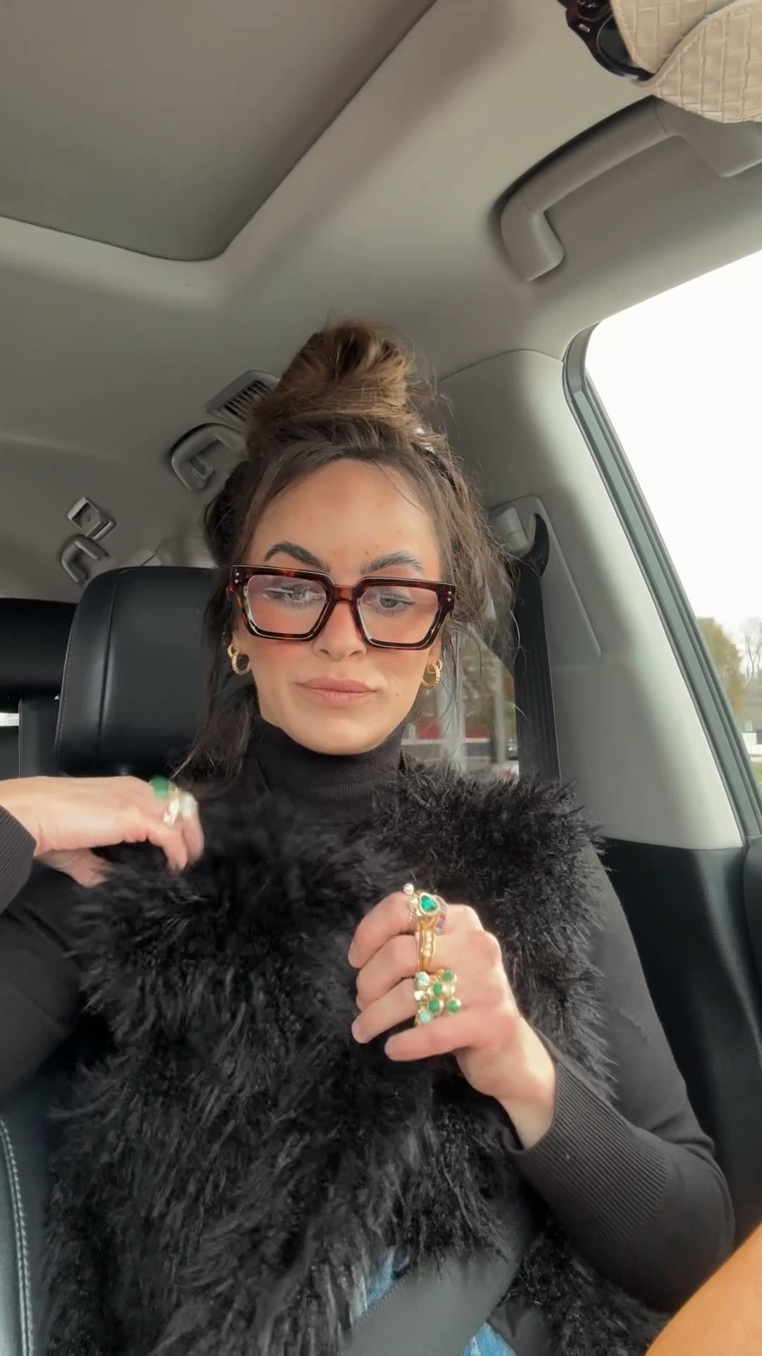 This vest is a favorite recent find! A monochromatic way of elevating an outfit. Such a great staple you can style so many ways. I sized up a couple of sizes of a larger fit. It’s a boxy vest so you don’t need to size up, but I didn’t want it to be fitted in any way. 


I found glasses similar to mine & included them below. 

#LTKGiftGuide #LTKSeasonal #LTKHoliday