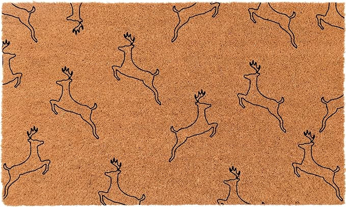 Coco Mats 'N More Christmas Mats Made in USA - Christmas Reindeers | Size: 18" x 30" x 0.6" - Dur... | Amazon (US)