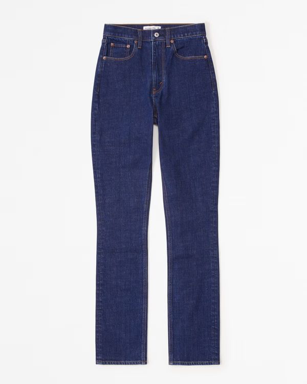 Ultra High Rise 90s Slim Straight Jean | Abercrombie & Fitch (US)
