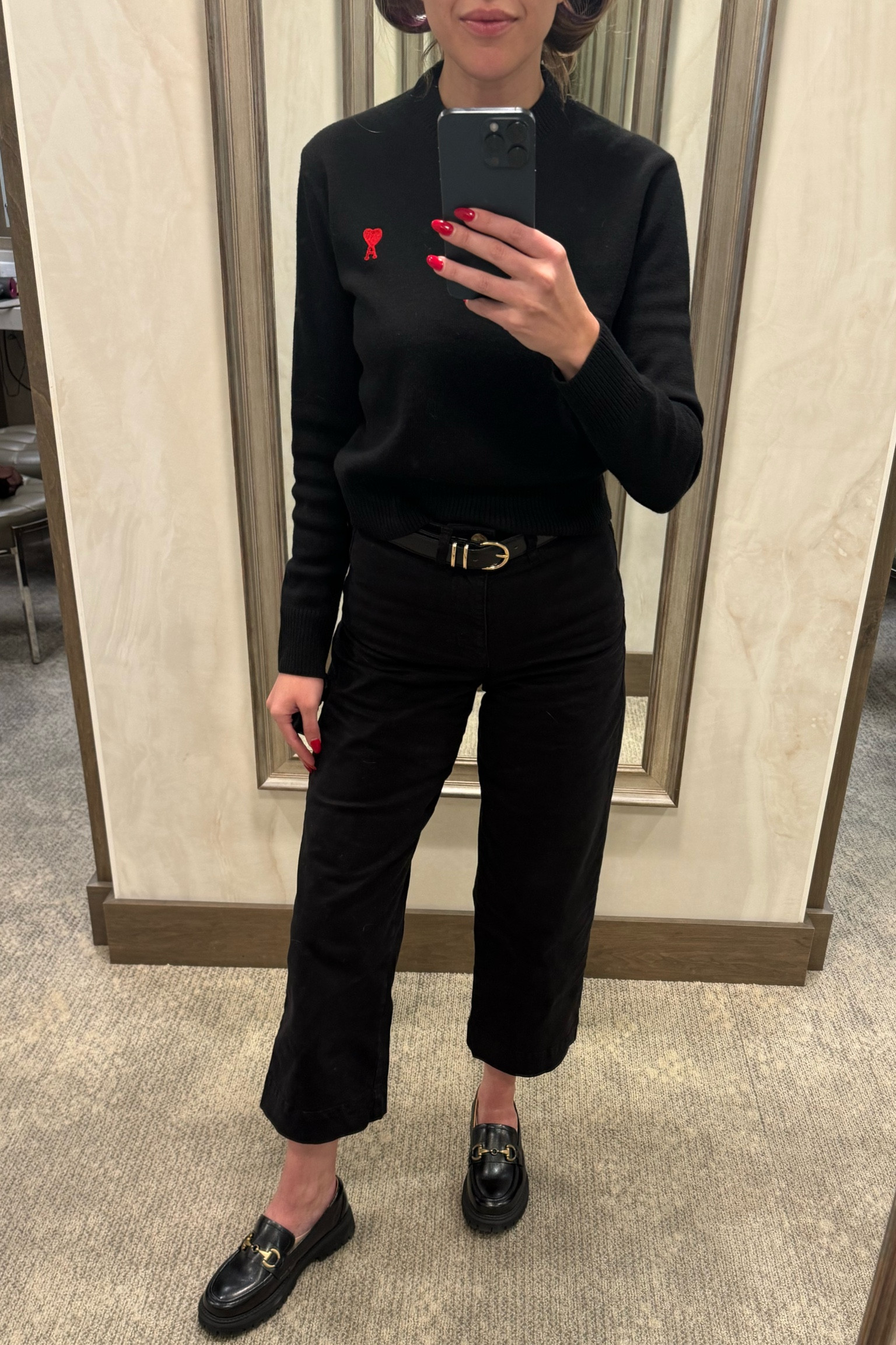 The perfect everyday - on my feet all day outfit! These pants have been proving to be so versatile and comfortable - threw on a tank and my favorite Ami Paris Jumper and ready to go!! 

#LTKstyletip #LTKfindsunder100 #LTKSeasonal