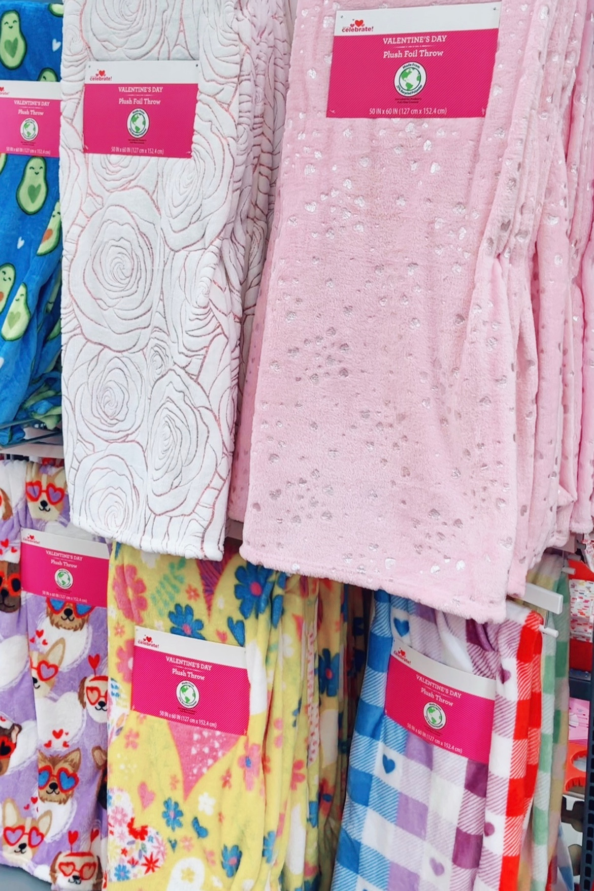 ❤️ Valentines Throws at Walmart y’all!! A perfect Valentines Day gift or perfect just for you! They come in 6 different patterns, and at $9.97 each! 

Unfortunately the avocado and dog throws are not available online, but when/if they do, I’ll make sure to get them linked! 

#LTKhome #LTKSeasonal #LTKfamily