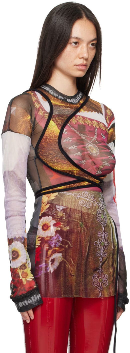 Multicolor Wrap Long Sleeve T-Shirt | SSENSE