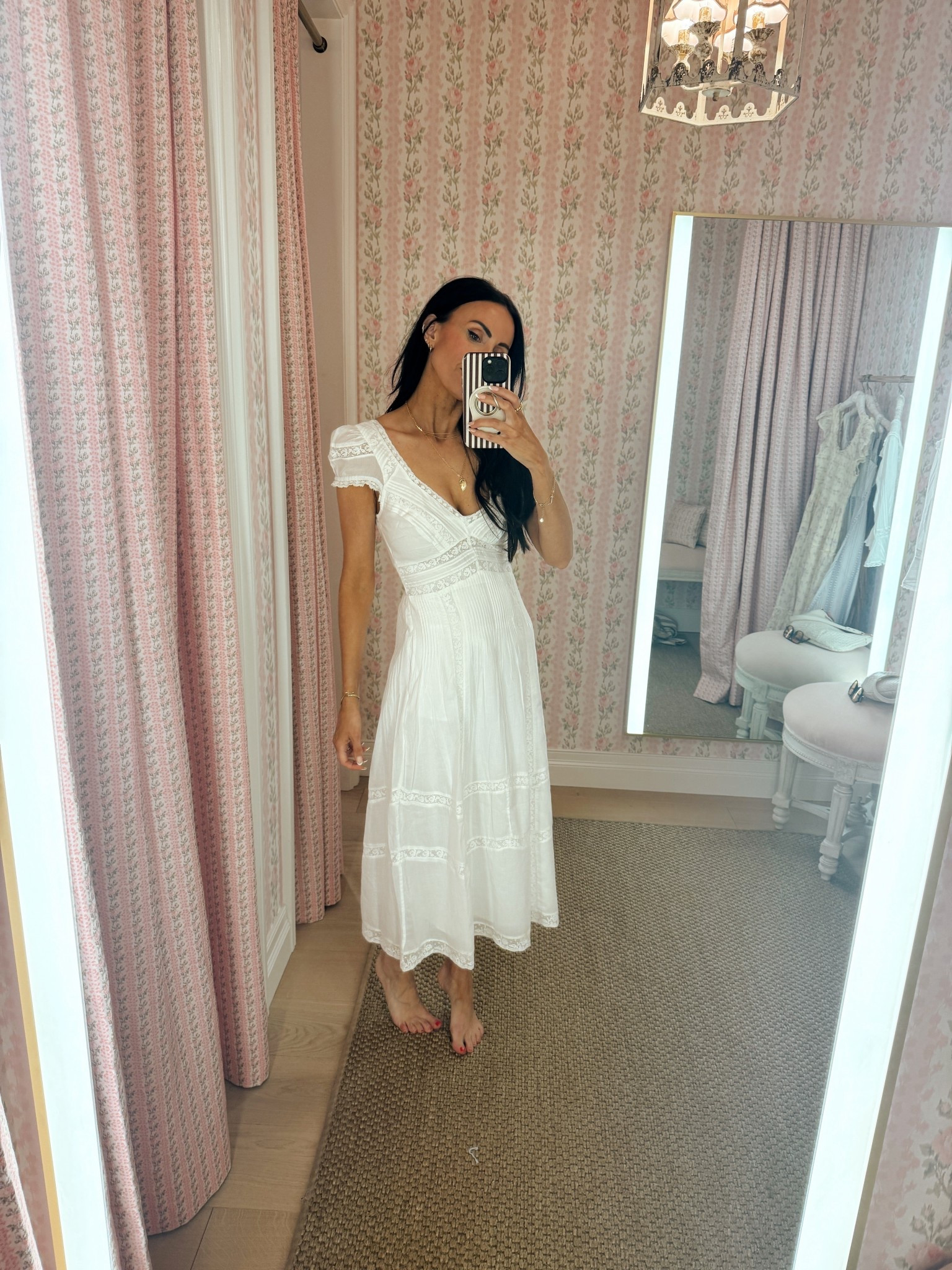 The perfect little white dress- this one is a splurge but I will wear her again and again 