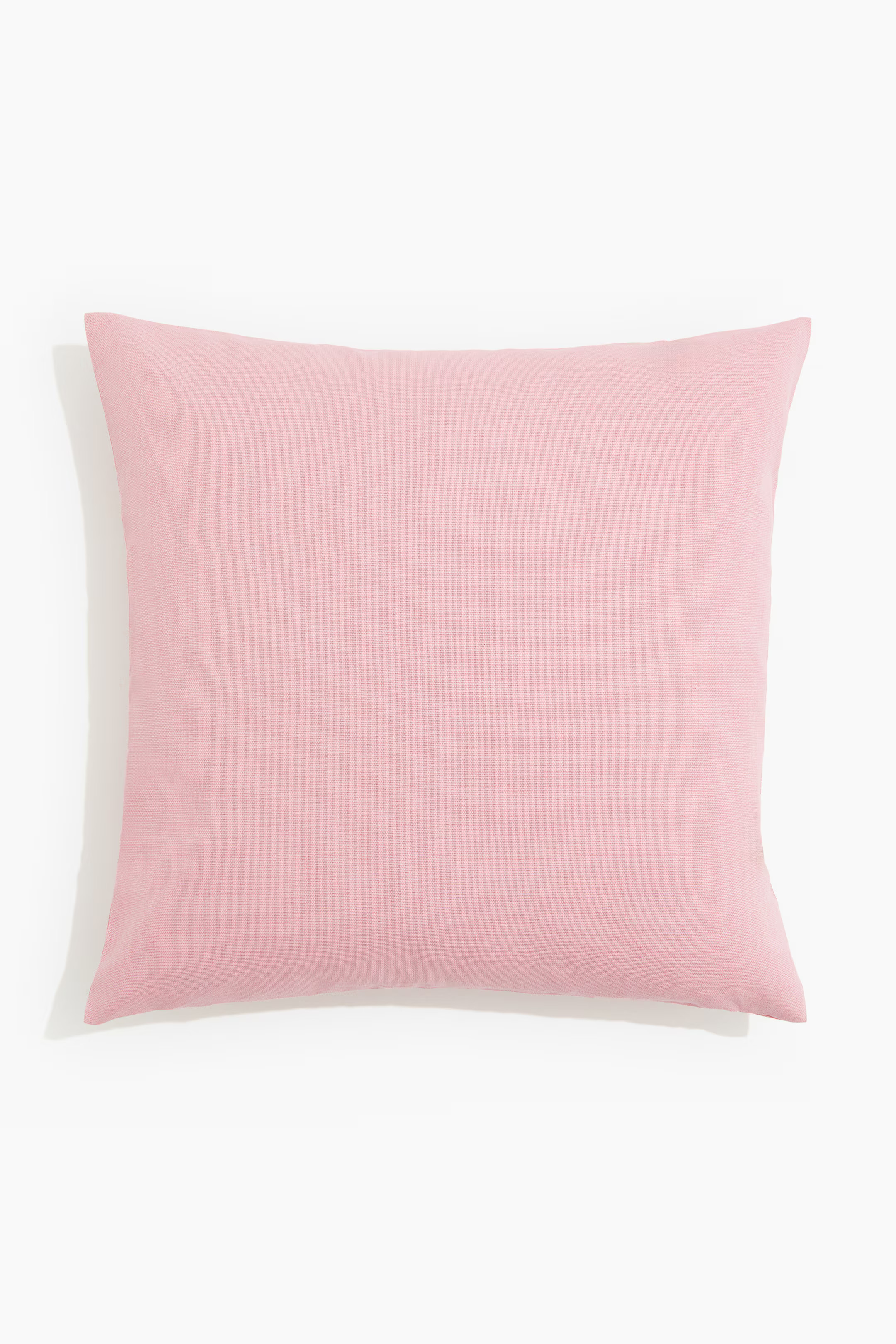 Cotton Canvas Cushion Cover - Light pink - Home All | H&M US | H&M (US + CA)