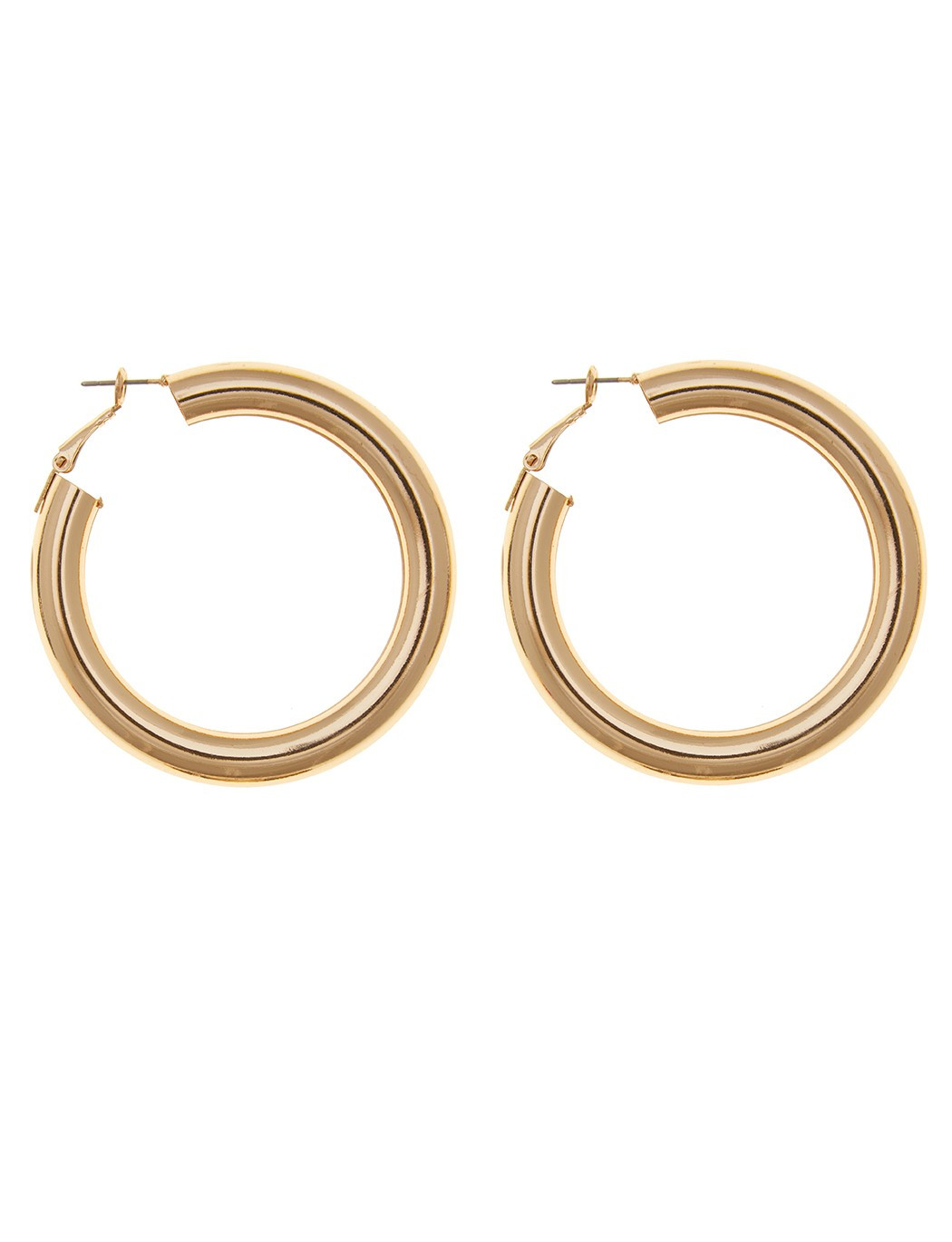Oversized Rounded Hoops | Eloquii