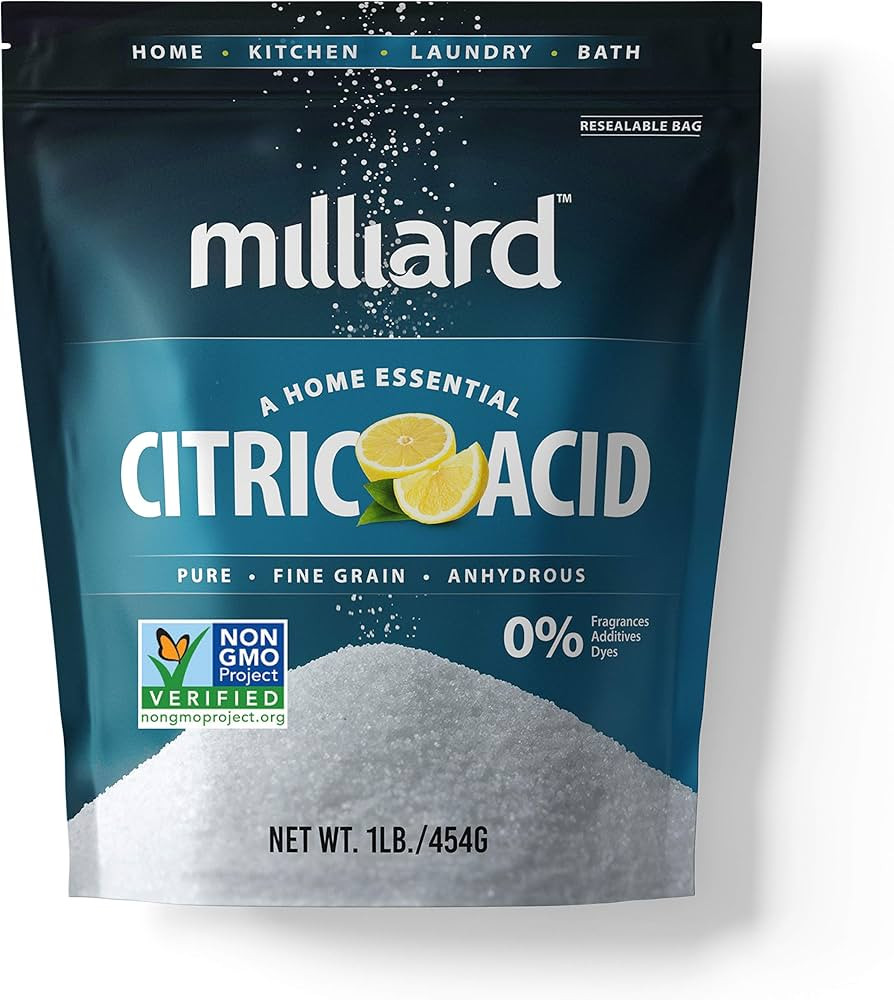 Milliard Citric Acid 1 Pound - 100% Pure Food Grade Non-GMO Project Verified (1 Pound) | Amazon (US)