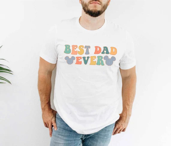 Best Dad Ever Shirt Dad Disney T-Shirt Disney Dad Shirt | Etsy | Etsy (US)