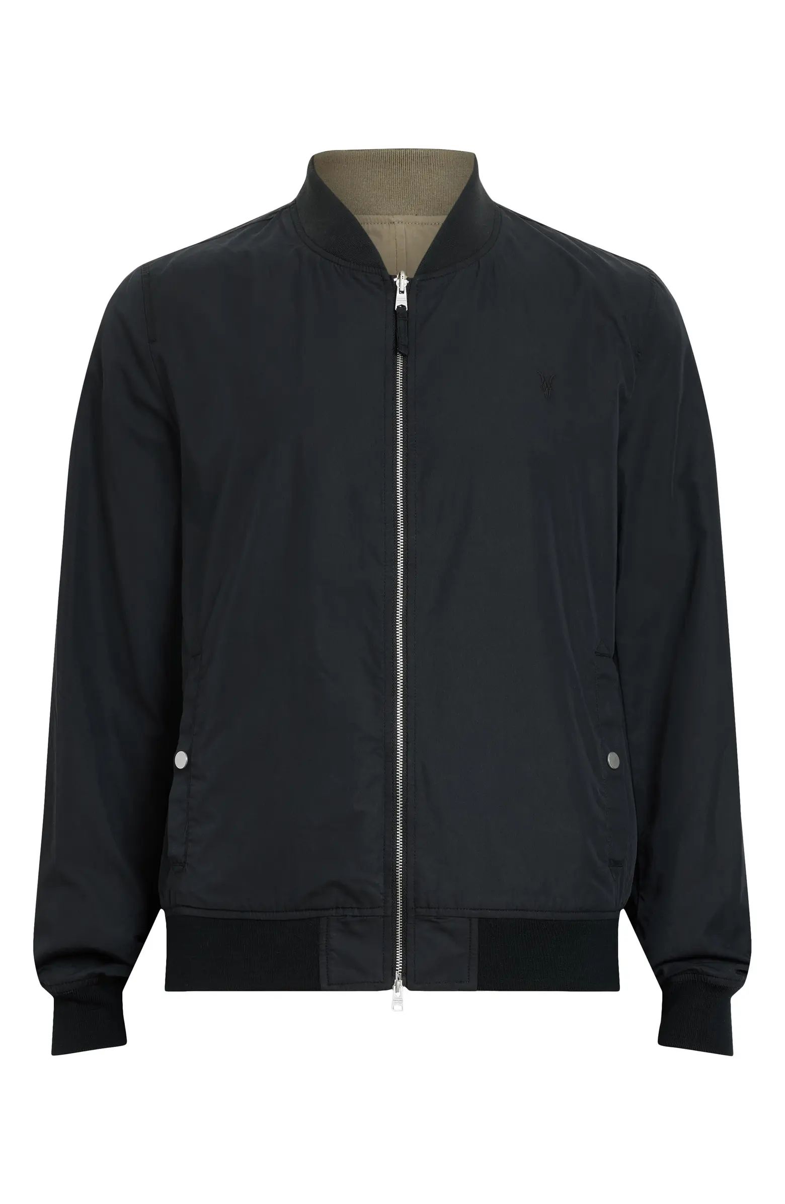 AllSaints Bassett Reversible Bomber Jacket | Nordstrom | Nordstrom