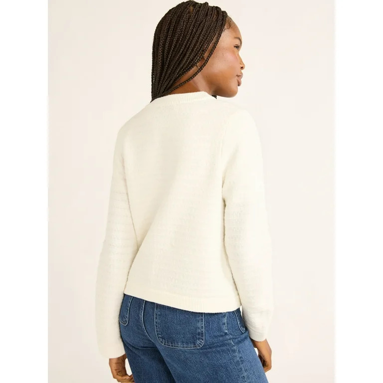 Free Assembly Women’s and Women 's Plus Welt Pocket Cardigan Sweater, Lightweight, Sizes XS-4X ... | Walmart (US)