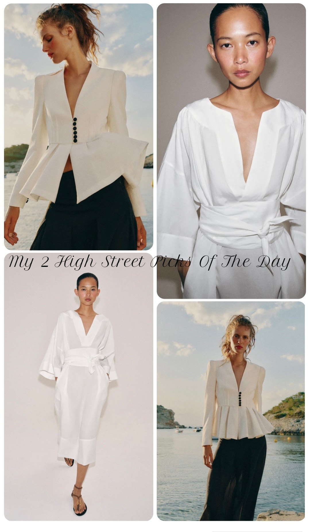 Zara Picks Of The Day
White summer dress and white peplum top 🫶

#LTKuk #LTKsummer #LTKeurope
