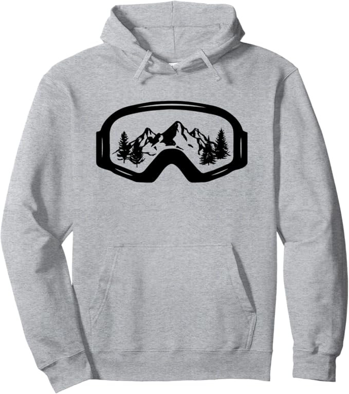 Ski Snowboard Skiing Goggles For Skiing Love Skiing Pullover Hoodie | Amazon (US)