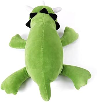 Amazon.com: Weighted Dinosaur Plush Throw Pillow 24" 3.5lbs, Green Dinosaur Weighted Stuffed Animal  | Amazon (US)
