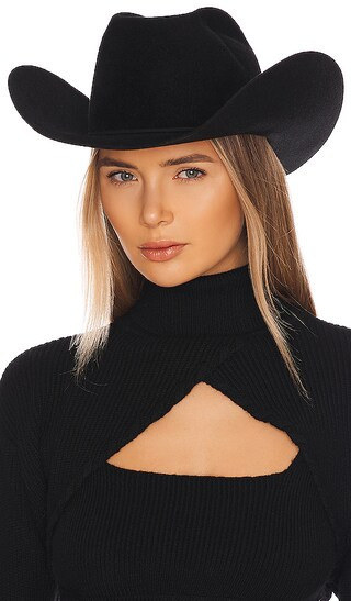 Anais Hat in Black | Revolve Clothing (Global)