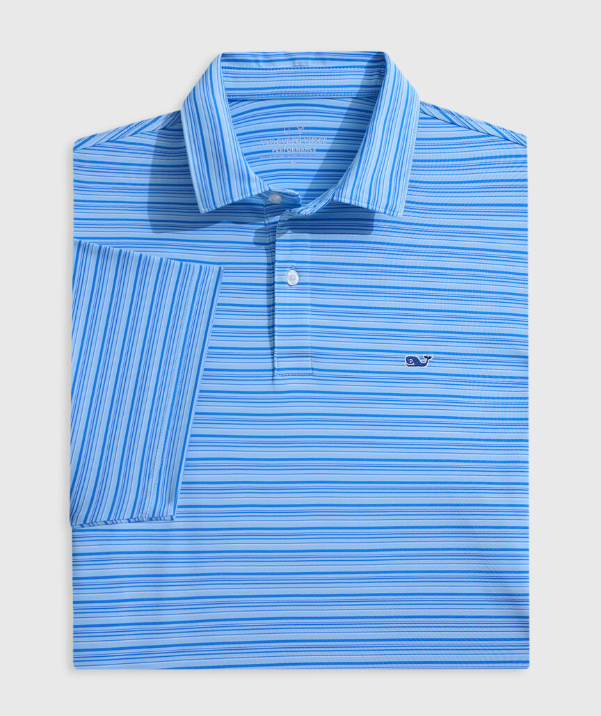 OUTLET Performance Mixed Mini Stripe Polo | vineyard vines