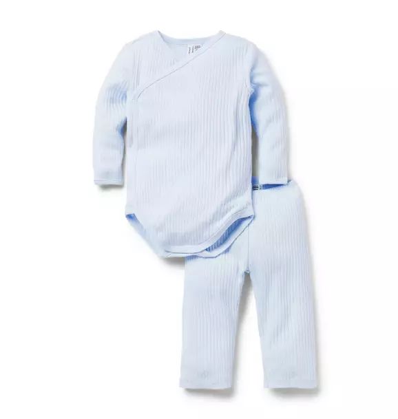 Baby Ribbed Wrap Matching Set | Janie and Jack