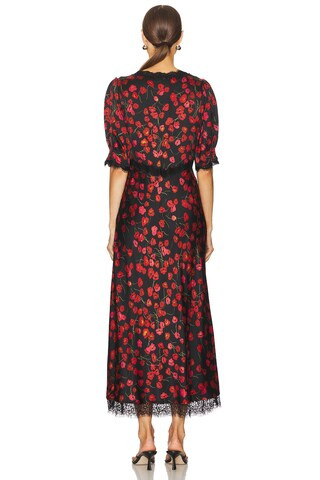 Annina Dress in Autumn Cherry Red | Revolve Clothing (Global)