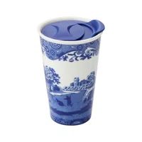 Blue Italian Porcelain Coffee Mug | Wayfair North America