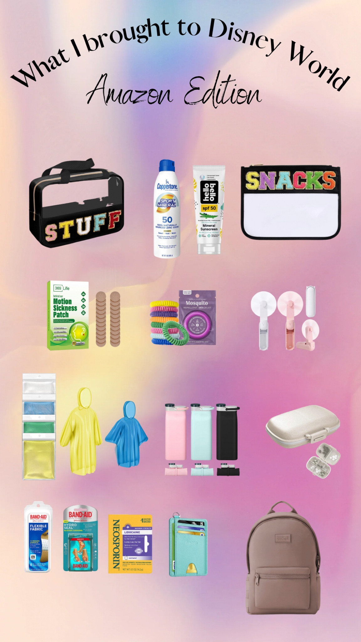 What I packed for Disney World / Amazon / Disney / Vacation / Disney Parks

#LTKtravel #LTKSeasonal #LTKfamily