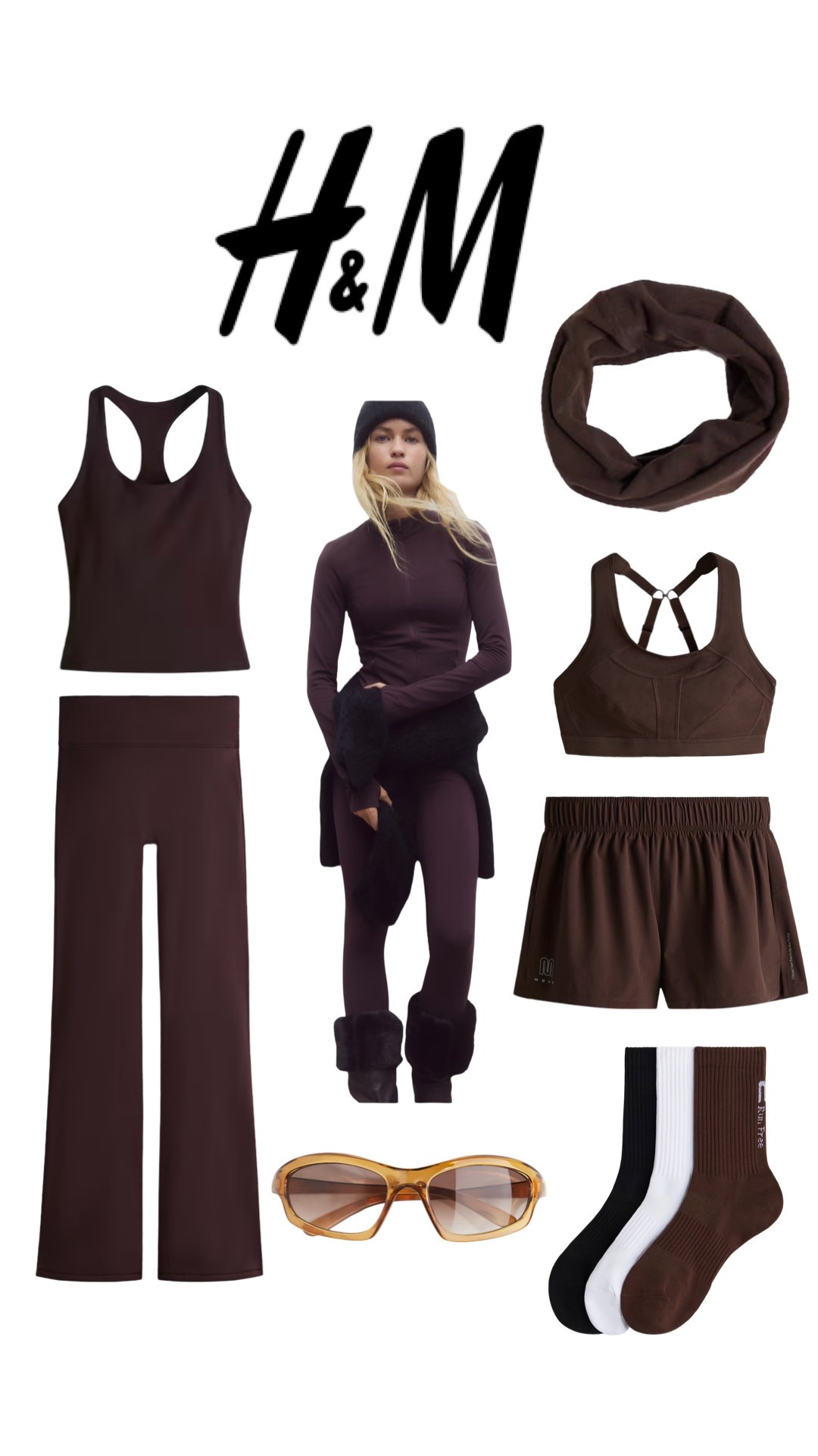 H&M Women New Active Wear 🤎