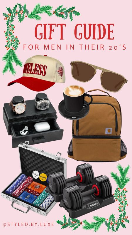 Gift guide for men in their 20s

Gifts for him - gifts for boyfriend - gifts for husband 

#LTKHoliday #LTKGiftGuide #LTKmens