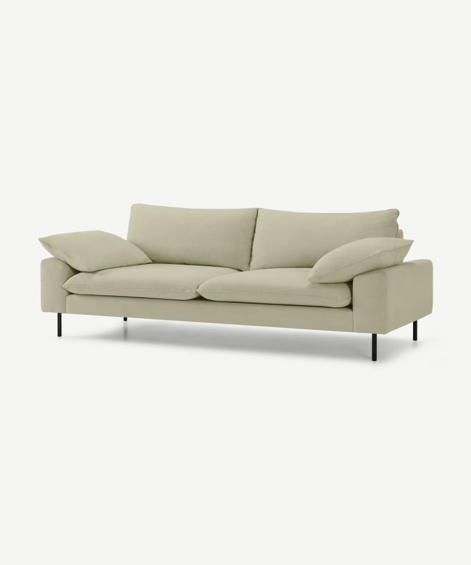 Fallyn 3-Sitzer Sofa, Sand | MADE.com (DE & AT)
