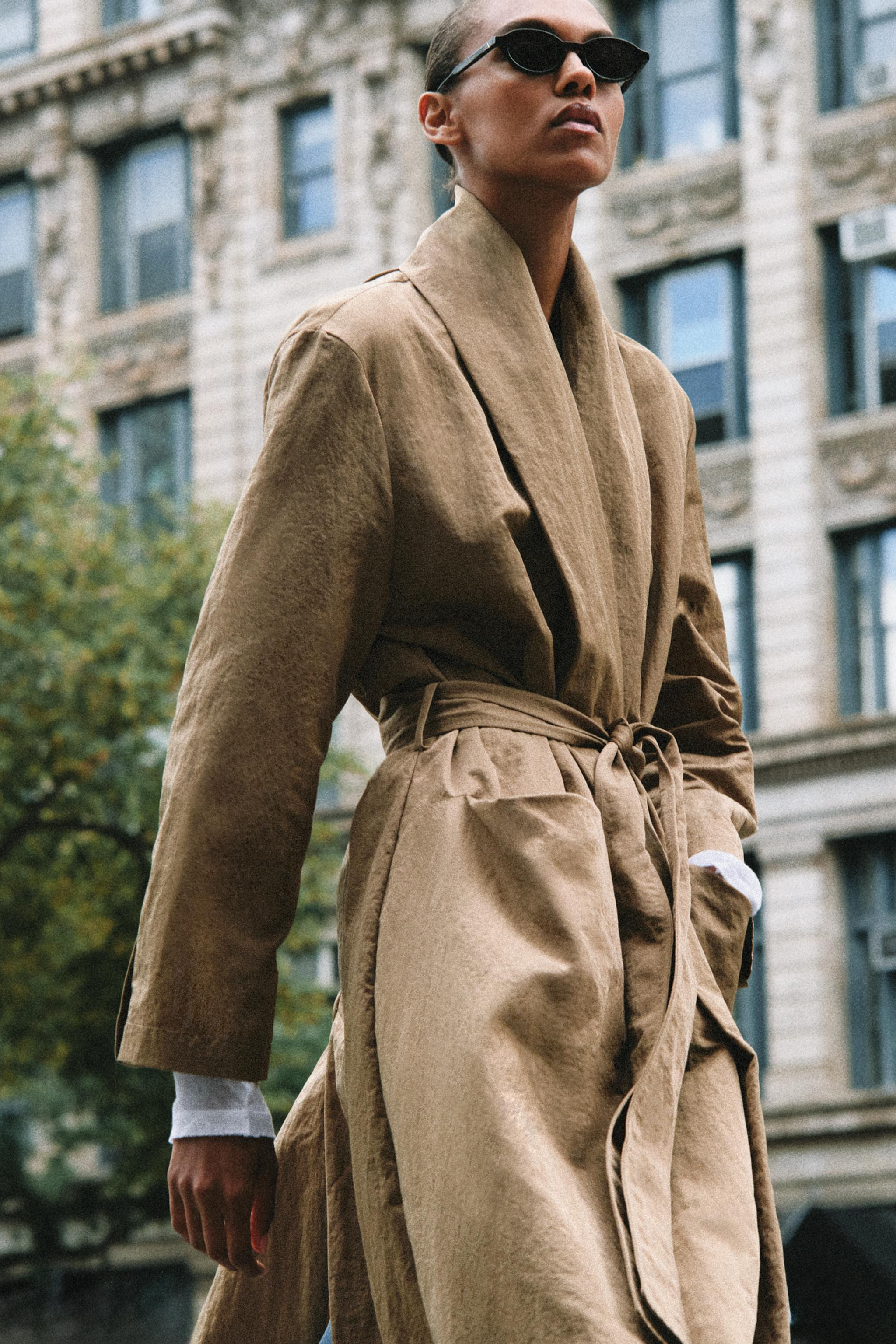 ZW COLLECTION BELTED TRENCH COAT | Zara US
