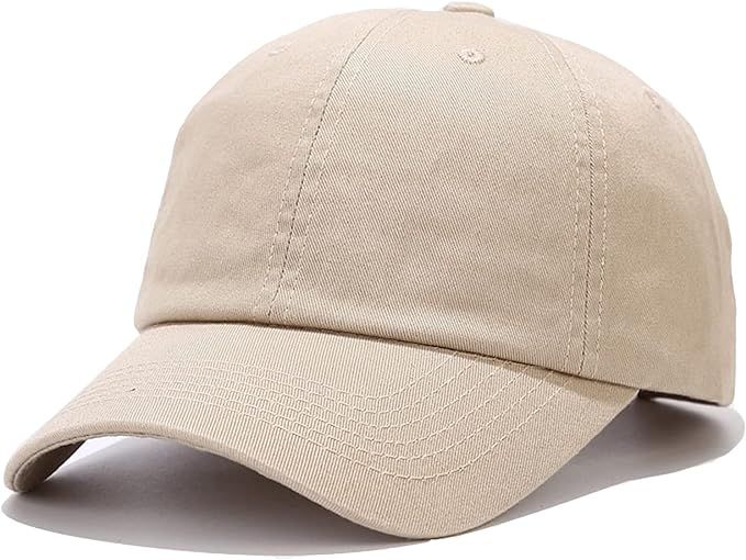 Baseball Cap Golf Dad Hat Adjustable Original Classic Low Profile Cotton Hat Unconstructed Plain ... | Amazon (US)