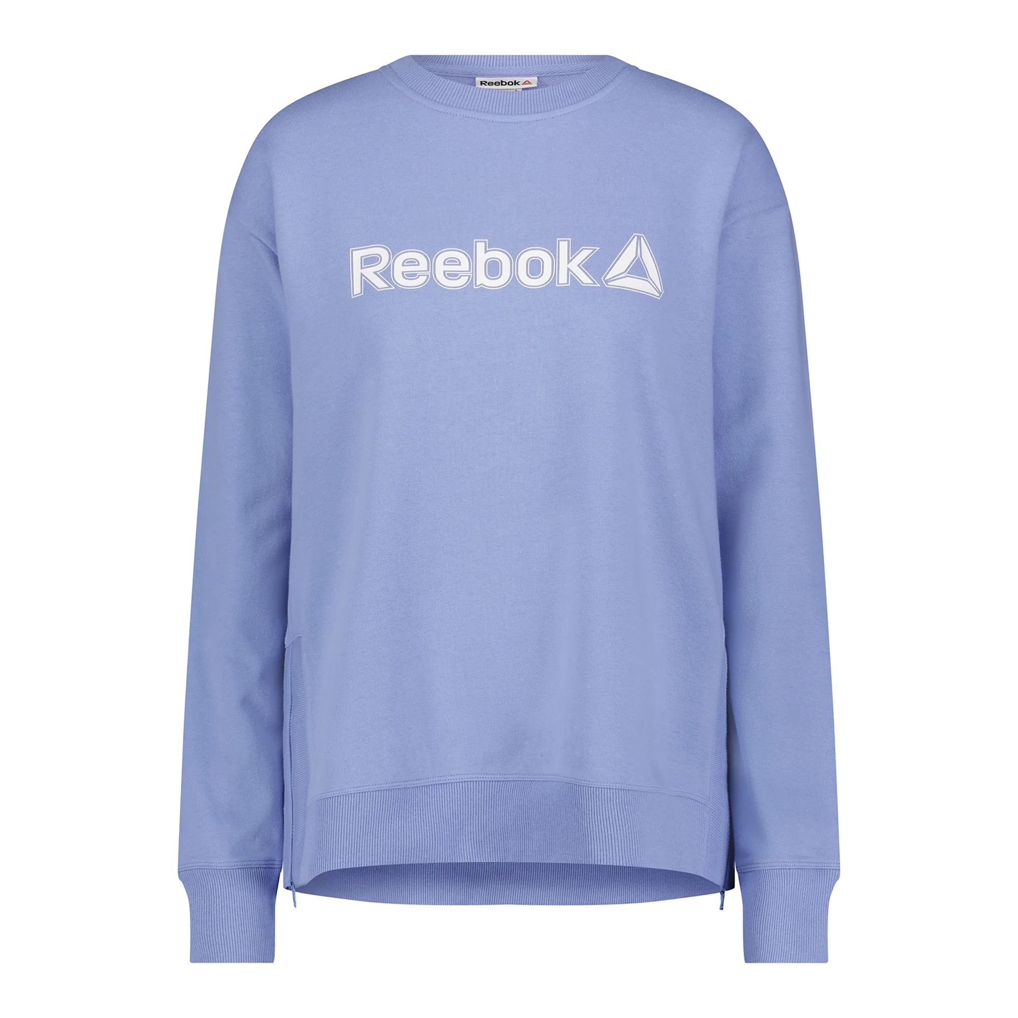 Reebok Women’s Branded Graphic Crewneck with Side Zipper, Sizes XS-XXXL - Walmart.com | Walmart (US)