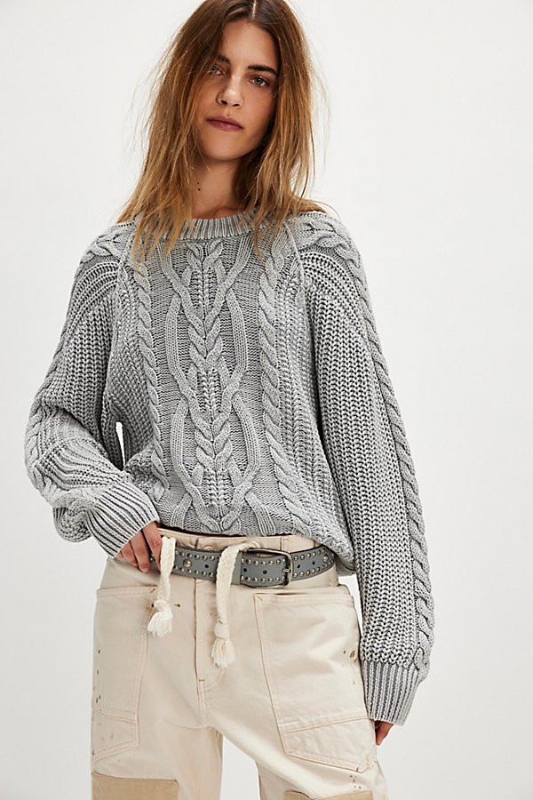 Frankie Cable Sweater | Free People (Global - UK&FR Excluded)