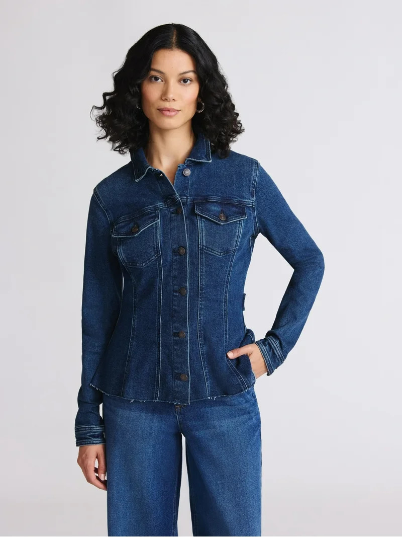 Sofia by Sofia Vergara Women's and Women's Plus Peplum Jacket, Sizes XS-4X | Walmart (US)