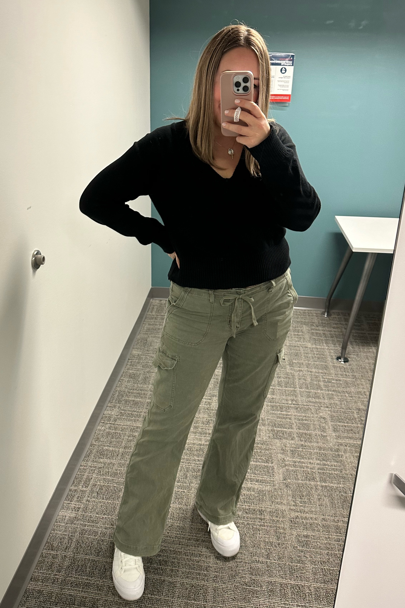 The best pants for comfort, style, trend, and even a casual office look! Wear true to size in long length. 5'8" for reference. AE Aerie affordable style 
Cargo pants
Black sweater


#LTKStyleTip #LTKGiftGuide #LTKFindsUnder50