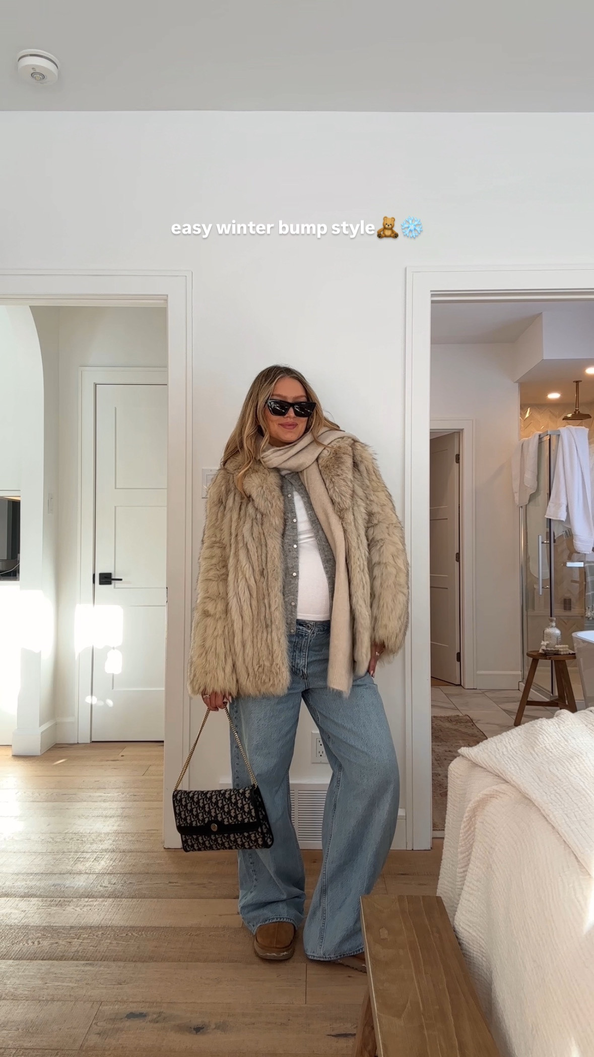 cozy & comfortable from here on out!! I know some people are talking about spring but we just got a huge snowstorm so, will still be in winter looks for a little while longer🧸❄️ wearing size 30 in jeans (normal size would be 26) but they fit under the bump!

#LTKmaternity #LTKwinter #LTKcanada