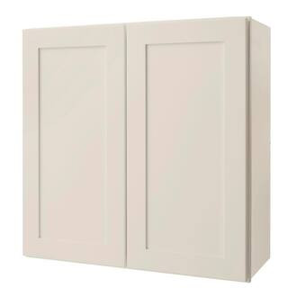 Hampton Bay Avondale 30 in. W x 12 in. D x 30 in. H Ready to Assemble Plywood Shaker Wall Kitchen... | The Home Depot