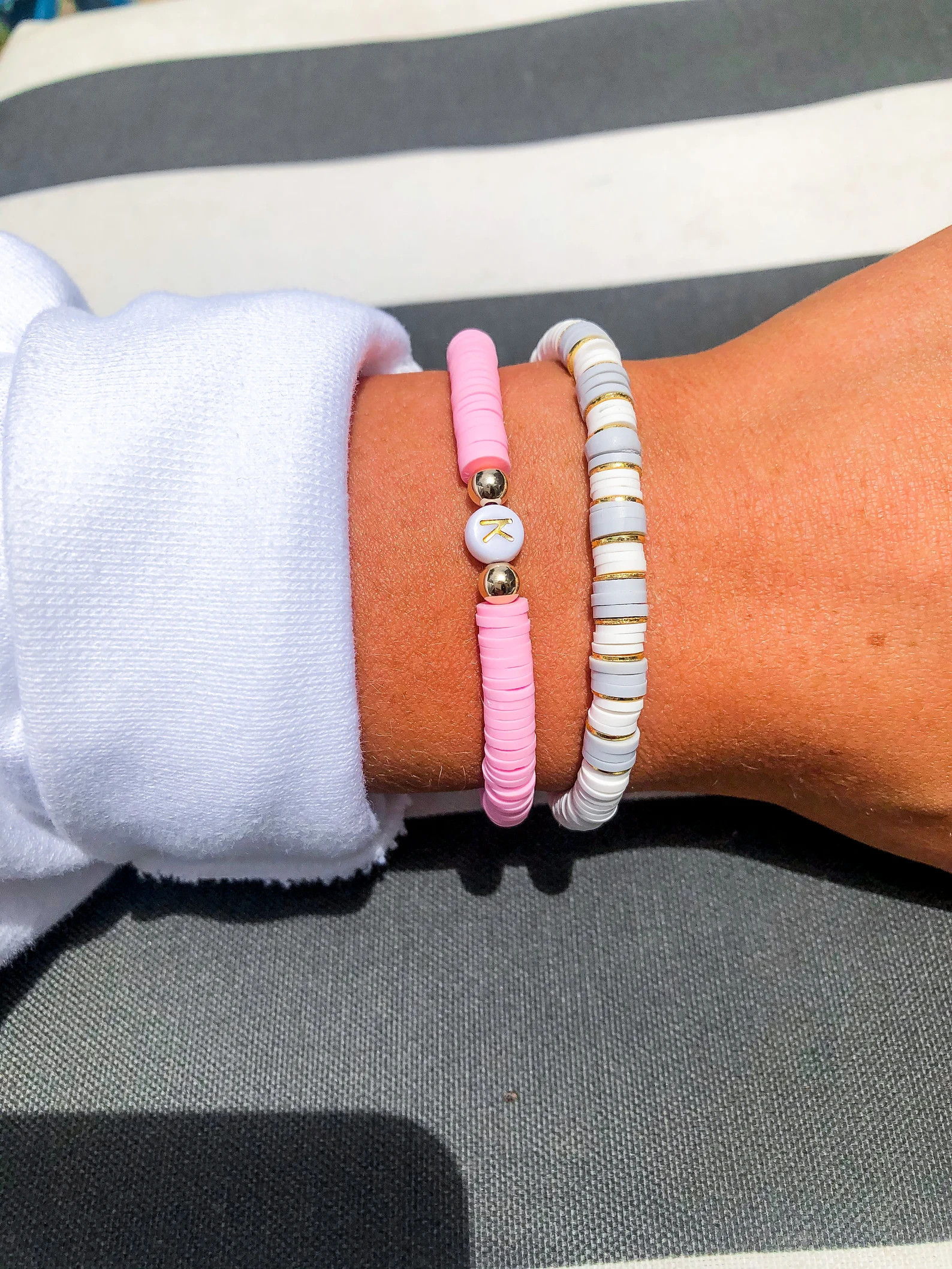 The Aloha Bracelet  6mm Heishi Bead Bracelets  Custom | Etsy | Etsy (US)