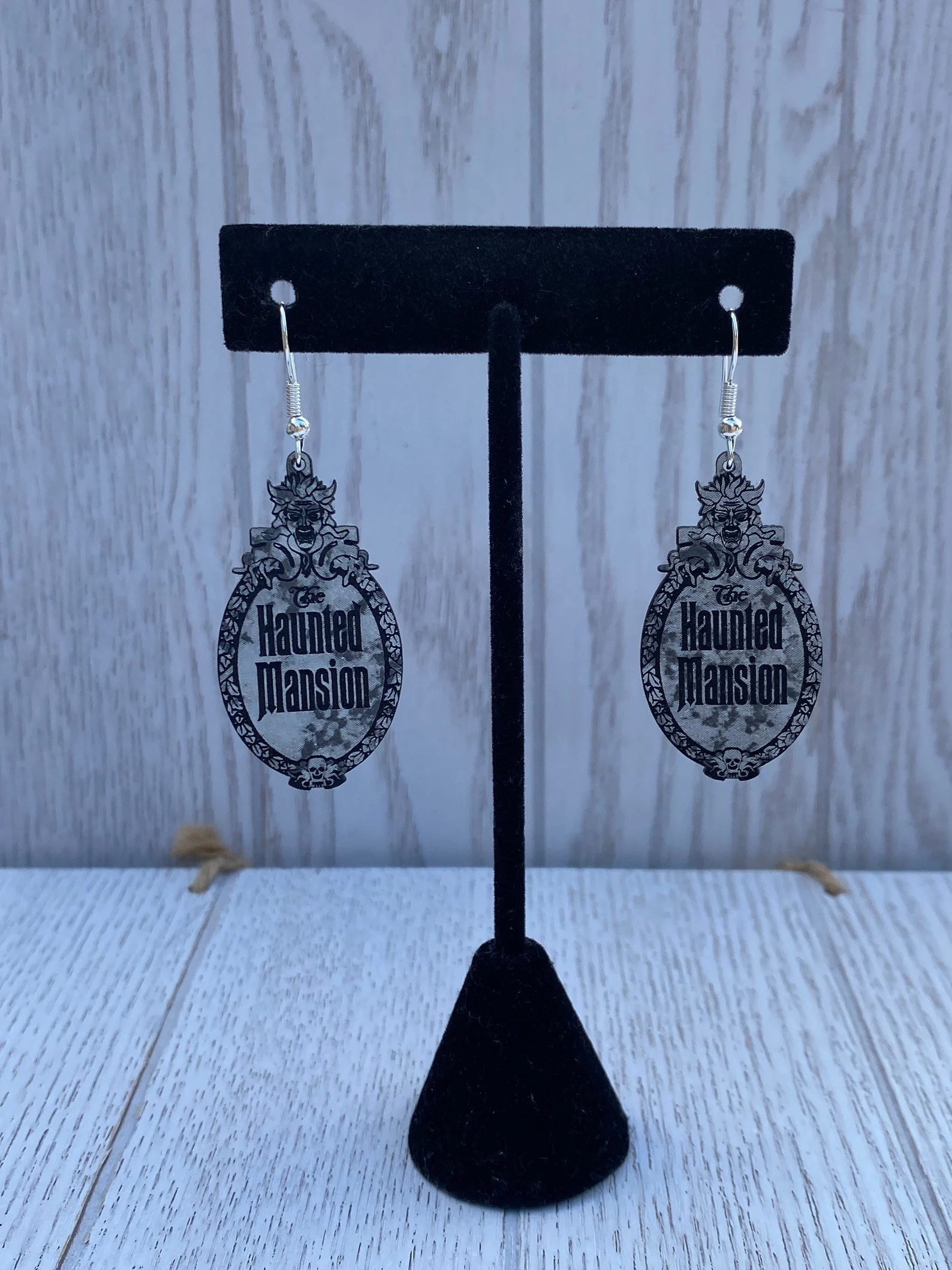 Haunted Mansion Entrance Plaque Earrings | Etsy (Global)