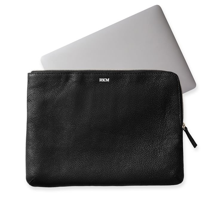 Italian Leather Zipper Folio | Mark and Graham