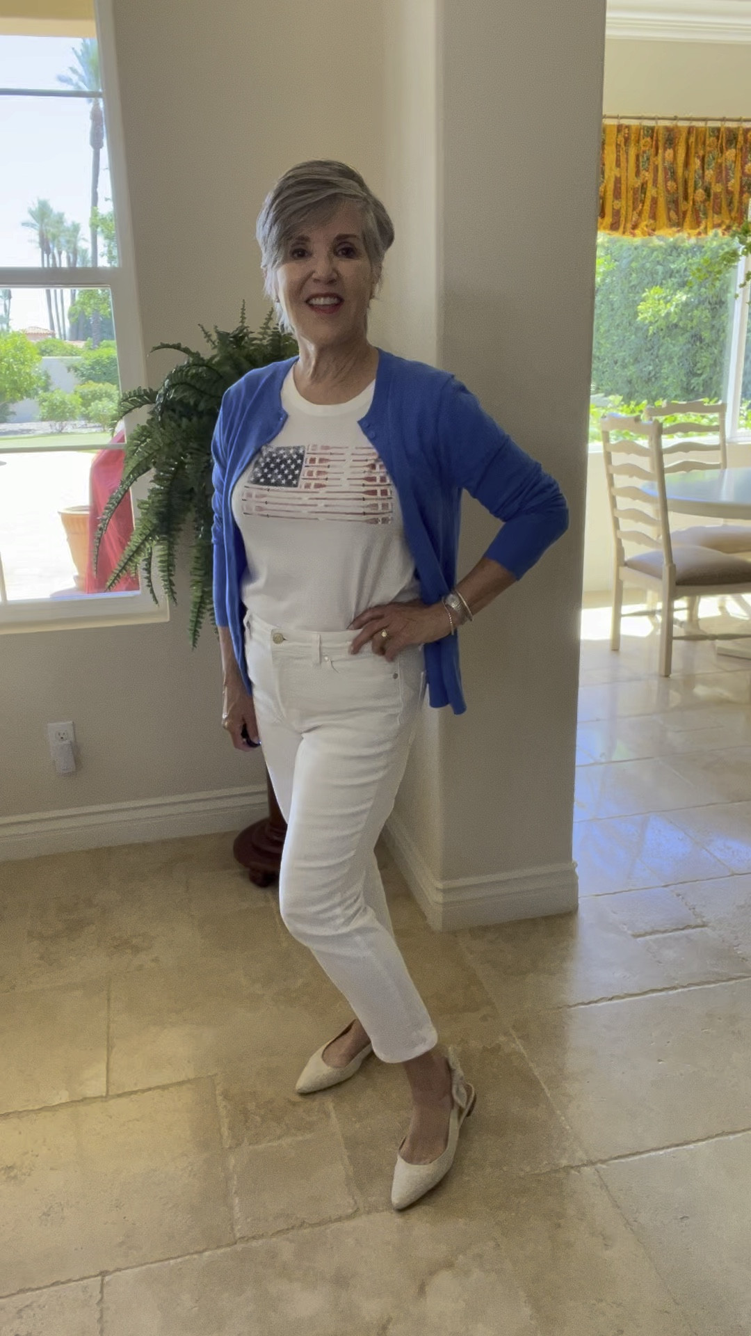 #ltksalealert
J Crew Factory cardigan (M), J Crew Factory flag tee (M), Talbots straight cropped jeans (6), J Crew Factory bow back flats (8). EVERYTHING AT J Crew Factory is on sale for Memorial Day! Check out these great prices below ⬇️ !

#LTKSeasonal #LTKunder50 #LTKshoecrush