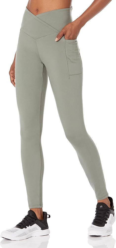 Danskin Women's Studio Cross Waist Legging | Amazon (US)