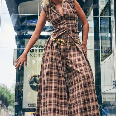 PLAID PRINCESS TROUSER Current price: $79.90 USD / No reviews yet {"averageRating":"0","reviewCount":0} | AKIRA