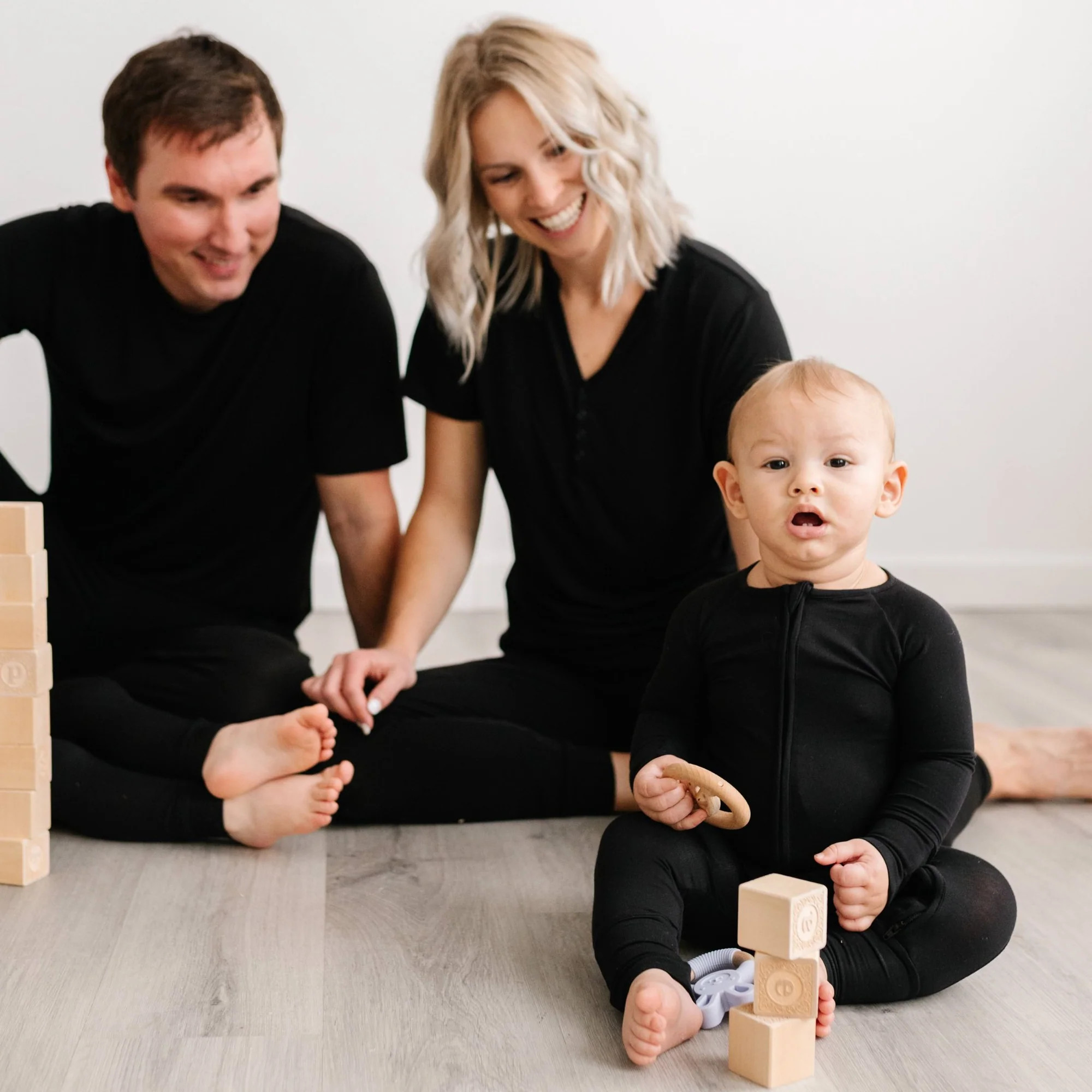 Black Zippy | Little Sleepies