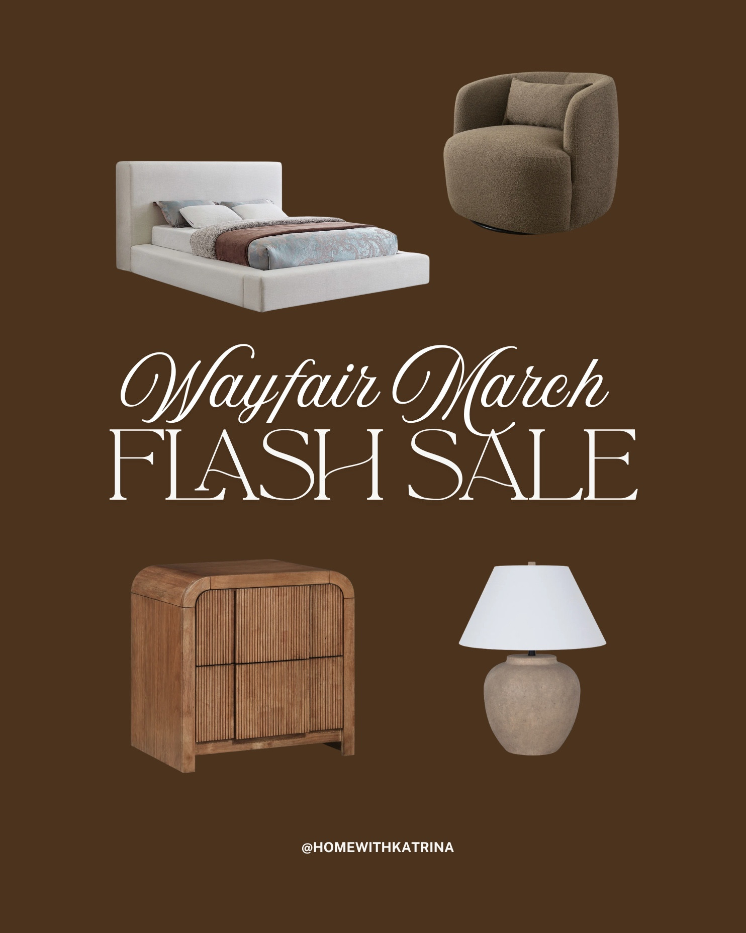 Wayfair flash sale is going on right now with deals from 40-70% off. Ends March 6th. Here are some of my favorites finds 🏠

 #ad #Wayfair #WayfairCreator #wayfairpartner @Wayfair 

#LTKSpringSale #LTKHome