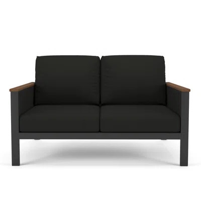 Townsend 55'' Wide Outdoor Loveseat with Sunbrella® Cushions | Wayfair North America