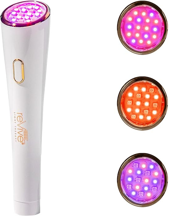 reVive Light Therapy Lux Collection GLO Acne Device For Face, Red & Blue Light Therapy LED Wand | Amazon (US)