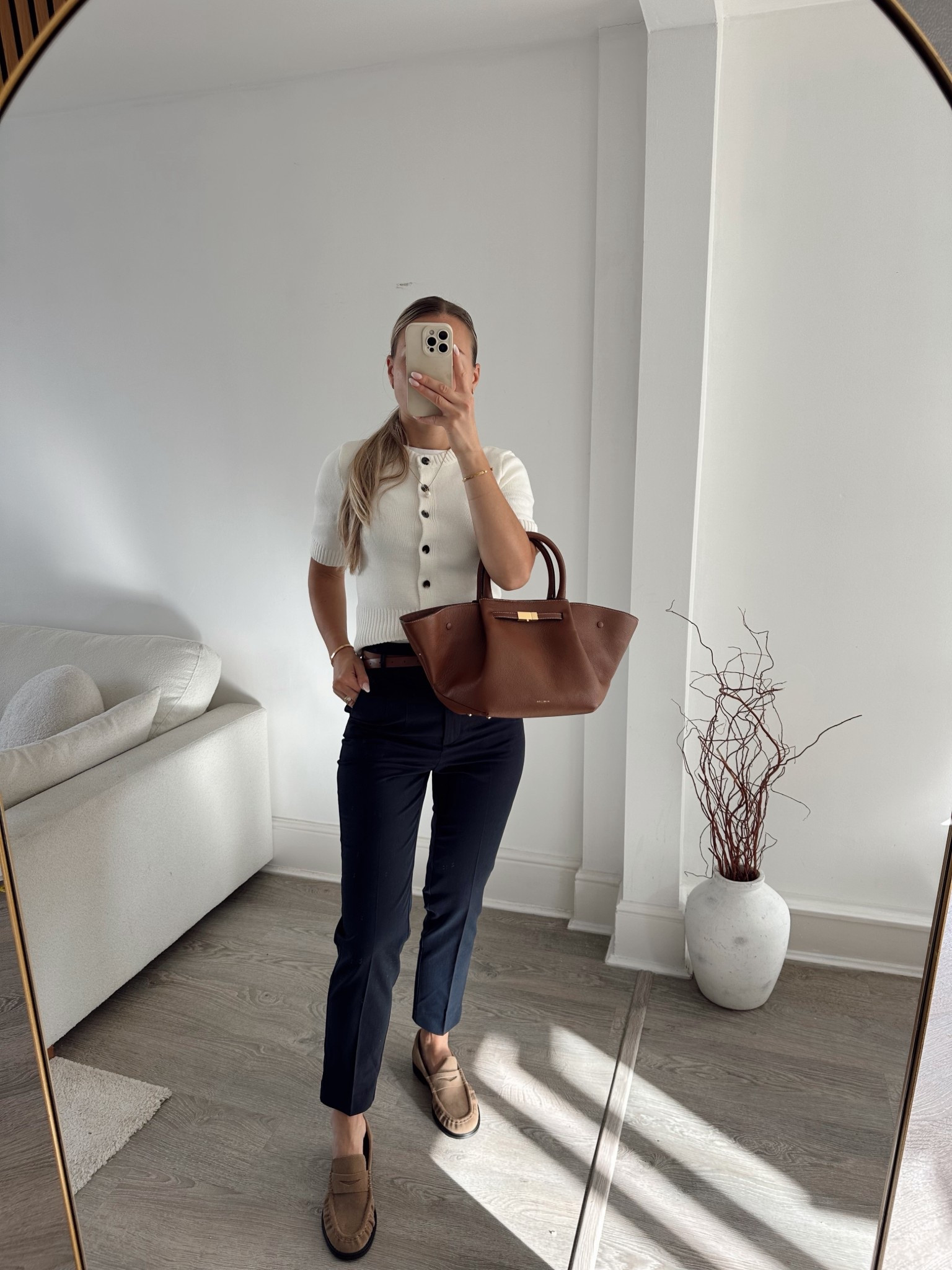 Elevated and classy spring outfit in my favourite colour combo — navy and soft neutrals 🤍

#LTKuk #LTKworkwear #LTKspring