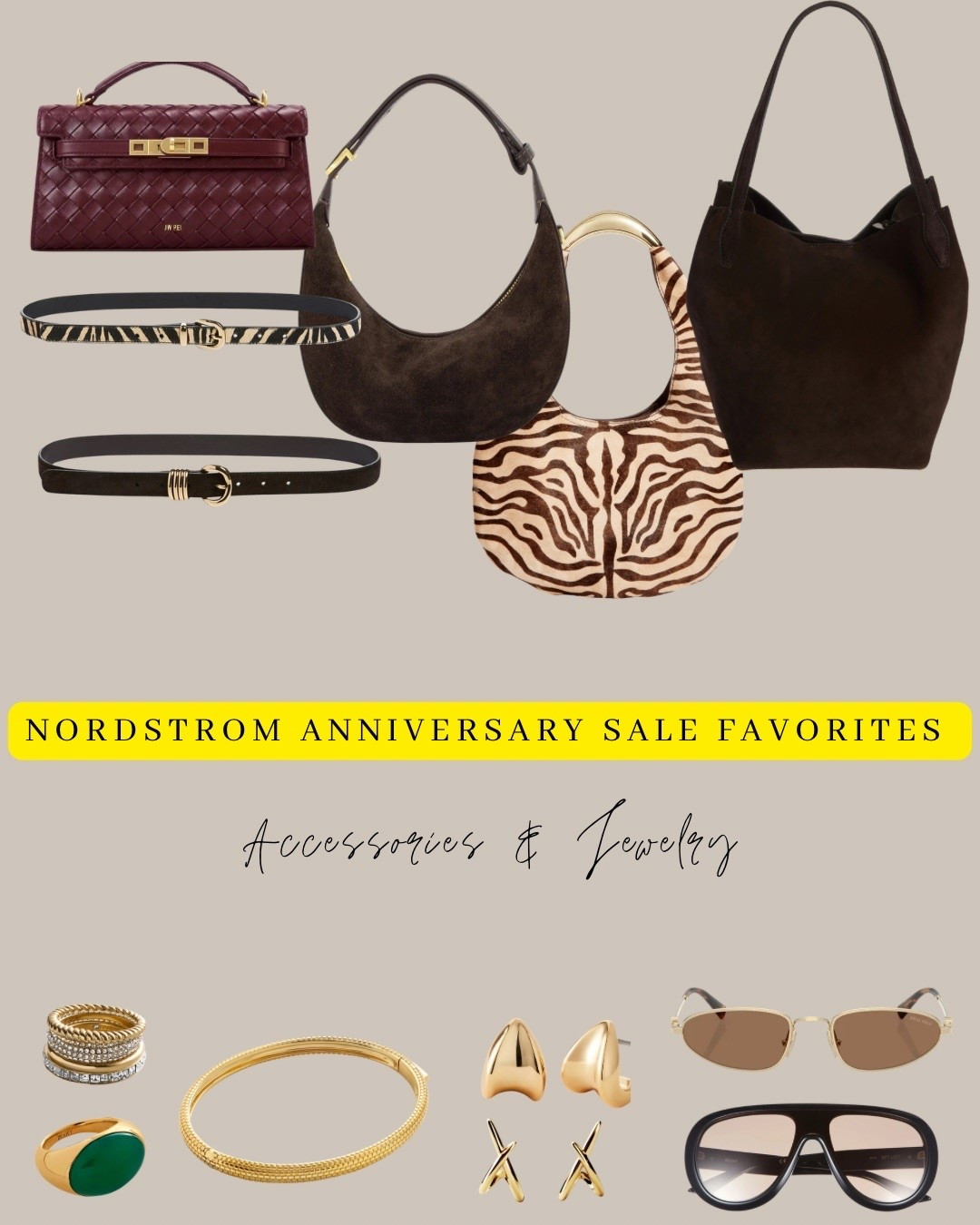 Nordstrom anniversary sale favorites: accessories and jewelry! 

 #NordstromAnniversarySale #NSale #NSale2026 ￼