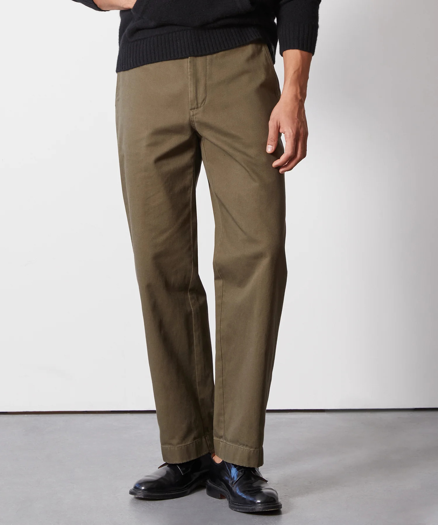 Straight Fit Favorite Chino in Olive | Todd Snyder